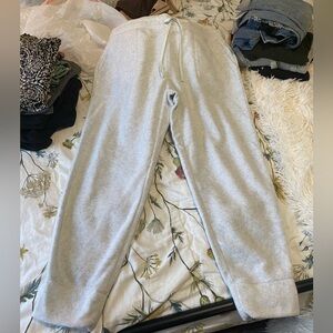 New. Warm thick polar fleece light heather grey. XL